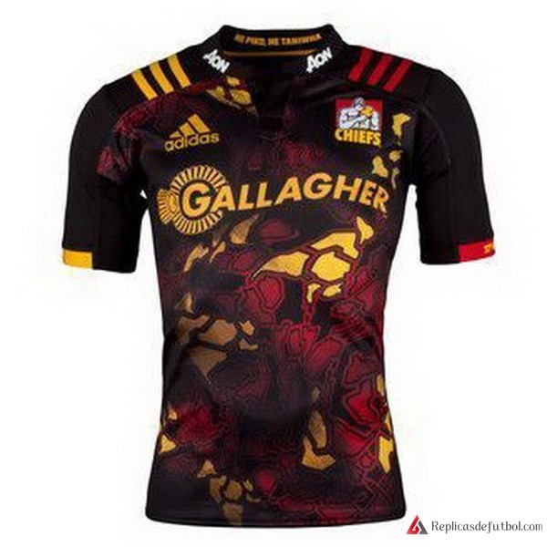 Camiseta Chiefs 2017-2018 Negro Rugby